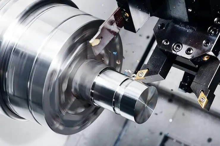 Lathe turning
